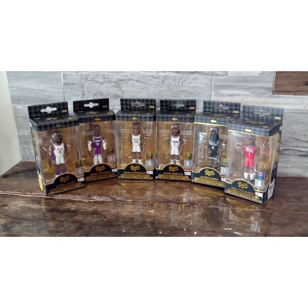 Lot of 6 Junko NBA Players Lebron, Westbrook, Harden, Zion, Kawhi, Giannis Vinyl